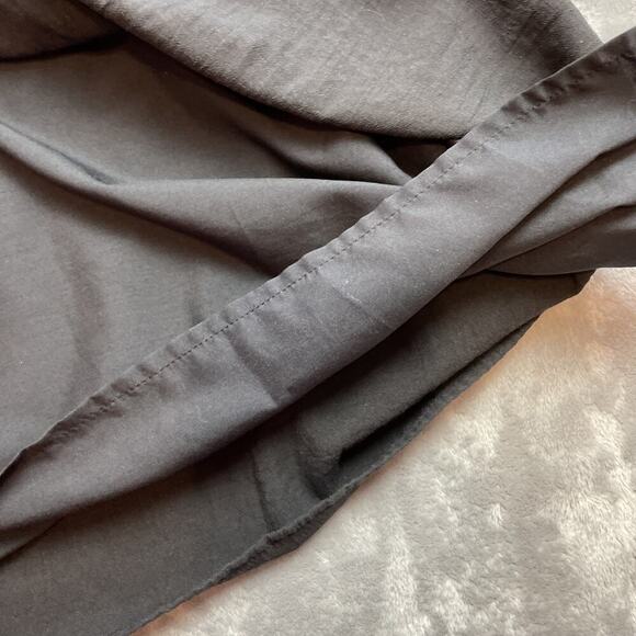 Dorose Boho Blouse Top Womens XL Black Embroidered Square Neck Cottagecore - Picture 7 of 9